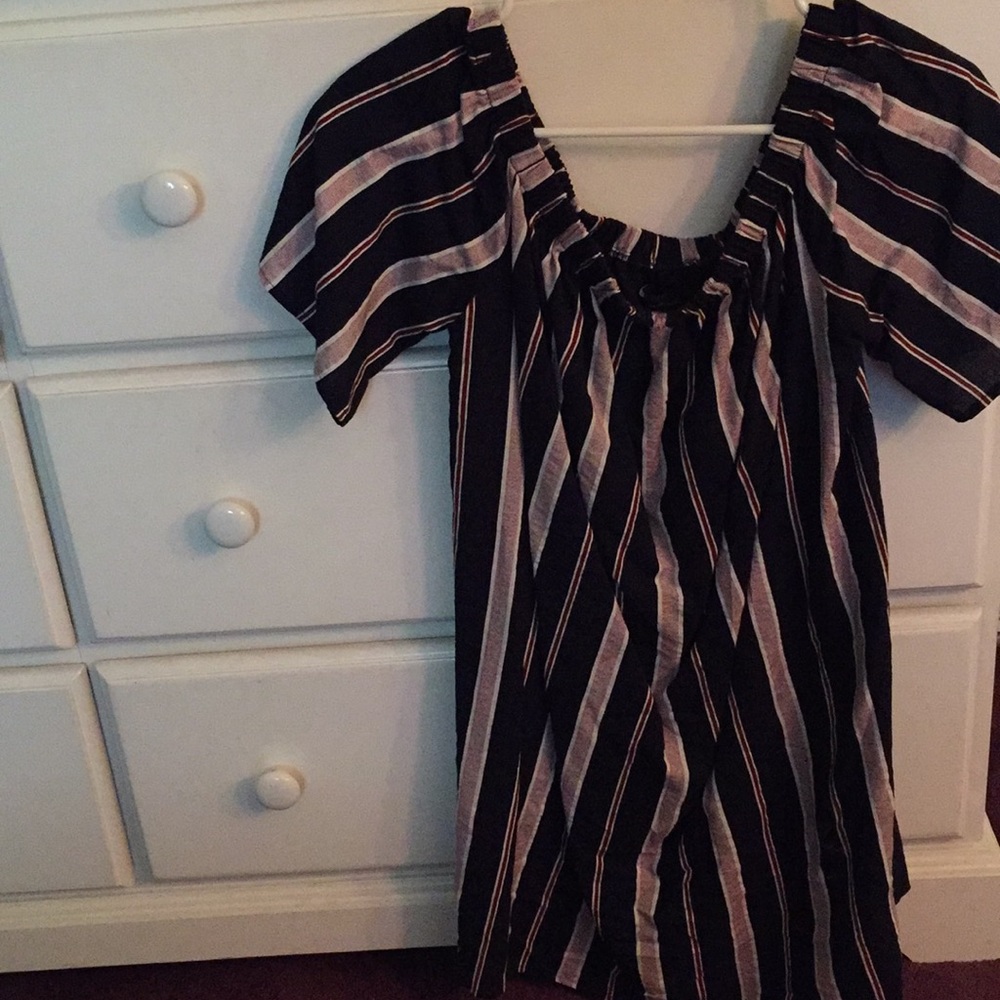 off the shoulder dress